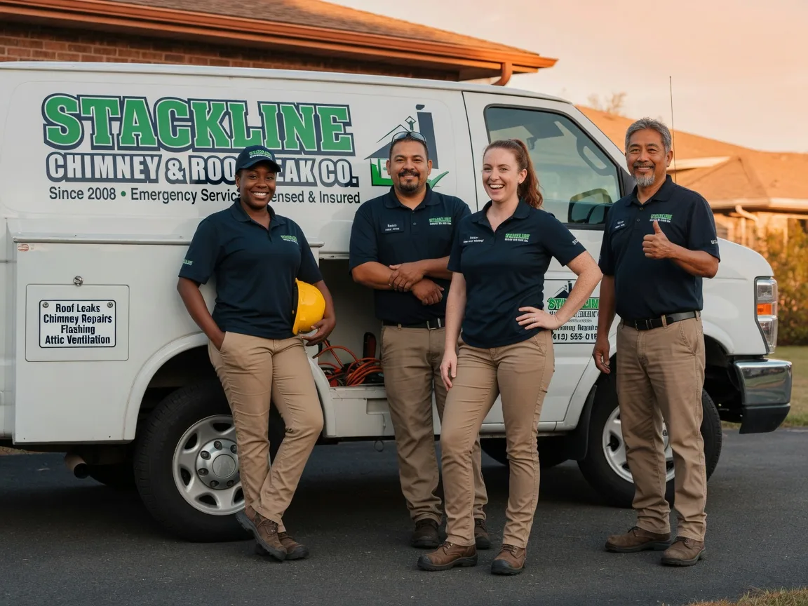 Chimney flashing repair company in Drain, OR